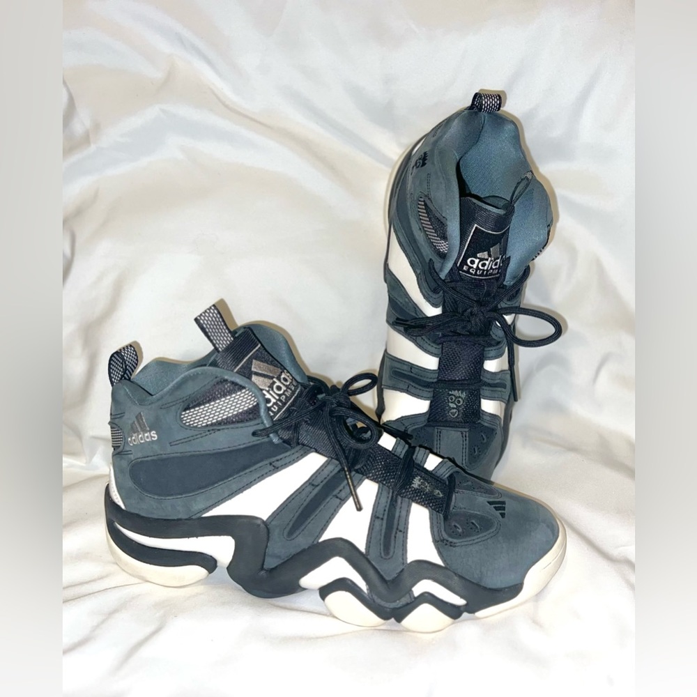 Adidas Originals CRAZY 8 SHOES Black White Purple - SIZE M12/W13
